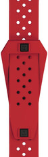 Rubber strap Tissot Sideral T852.048.860 20mm, Red, Quick Release