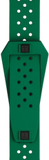 Rubber strap Tissot Sideral T852.048.862 20mm, Green, Quick Release