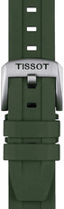 Rubber strap Tissot T852.049.054 20mm, Green, Quick Release