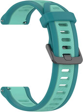 Silicone strap Ricardo 18mm (for Garmin Venu 2S, Vívoactive 4S, Forerunner 265S, Venu 3S etc.), blue, Quick Release