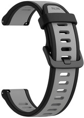 Silicone strap Ricardo 20mm (for Garmin Venu, Venu Sq, Venu Sq 2, Venu 2 plus etc.), black V5, Quick Release