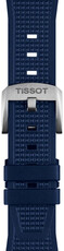 Silicone strap Tissot T852.049.050 (for the model Tissot PRX 40mm), Blue, Quick Release