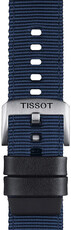 Textile strap Tissot T852.046.754 22mm, Blue, Quick Release