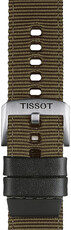 Textile strap Tissot T852.046.756 22mm, Green, Quick Release