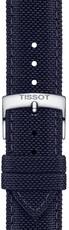 Textile strap Tissot T852.048.185 21mm, Blue, Quick Release