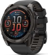 Garmin Fenix 8 AMOLED 51mm, Sapphire Carbon Gray DLC Titanium Black