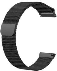 Ricardo steel bracelet 20 mm (for Garmin Fenix 7S, Epix 2, 42mm, etc.), black, QuickFit