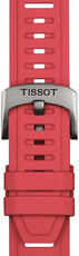 Silicone strap Tissot T852.049.243 21mm, Red, Quick Release