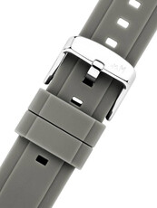 Rubber strap Morellato Moon 6060556.093 M, Grey, Quick Release