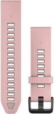 Silikonový řemínek Garmin 20mm (pro Garmin Fenix 8/7S/6S (43mm), aj.), růžový, QuickFit, 010-13391-05