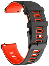 Silicone strap Ricardo 20mm (pro Garmin Venu, Forerunner 255, Vívoactive 4 aj.), black, Quick Release