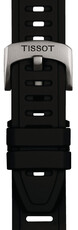 Silicone strap Tissot T852.049.249 21mm, black (size XS), Quick Release