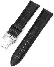 Leather strap Ricardo Cortona, black V2