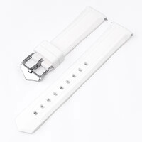 Silicone strap Ricardo, White, Quick Release