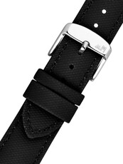 Textile strap Morellato Ponza 6083E36.019 M, black, recycled material