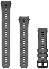 Silikonový řemínek Garmin 20mm (pro Garmin Instinct E, 40mm), šedý, + prodloužená část, 010-13397-00