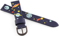 Leatherette strap JVD RJ7225.1 16mm, Blue, Children's