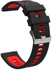 Silicone strap Ricardo, black V1, Quick Release