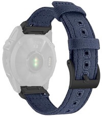 Nylon strap Ricardo 26mm (pro Garmin Fenix 8/7X/6X (51mm), Tactix aj.), Blue V3, QuickFit