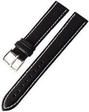 Leather strap Ricardo Napoli, black