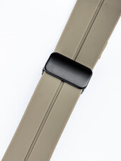 Silicone strap Ricardo 22mm (for Huawei Watch GT 4, 5), grey V2, Quick Release
