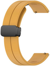 Silicone strap Ricardo 22mm (for Huawei Watch GT 4, 5), yellow, Quick Release