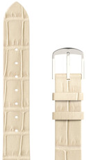 Leather strap JVD RBR14C819-LEA-V10 16mm, Beige