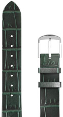 Leather strap JVD RBR14C819-LEA-V12 16mm, green