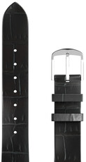 Leather strap JVD RBR14C819-LEA-V9 16mm, black