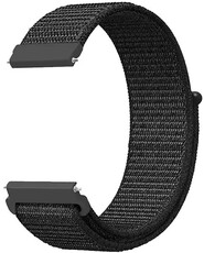 Nylon strap Ricardo 20mm (for Coros Pace 2), black, Quick Release