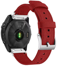 Ricardo Nylon Strap 22mm (for Garmin Fenix 8/7/6 (47mm), Epix 2 etc.), red, QuickFit
