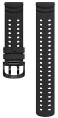 Silicone strap Polar 22mm, black V2, Size S-L, Quick Release