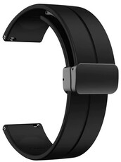Silicone strap Ricardo 20mm (pro Amazfit Active 2), black V2, Quick Release
