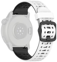 Silicone strap Ricardo 22mm (pro Coros Pace 3, Apex 2 Pro), White V1, Quick Release