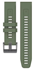 Silicone strap Ricardo 22mm (pro Garmin Fenix 8/7/6 (47mm), Epix 2 aj.), Green V1, QuickFit