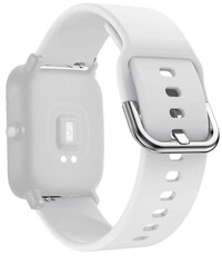 Silicone strap Ricardo 22mm (pro Polar Vantage M2, V3, Grit X), White, Quick Release