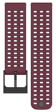 Ricardo 22mm Silicone Strap (for Suunto 9 Peak, Race, Vertical), Red V1, Quick Release