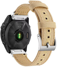 Ricardo 26mm Nylon Strap (for Garmin Fenix 8/7X/6X (51mm), Tactix etc.), beige, QuickFit