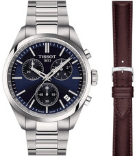 Tissot PR 100 Quartz Chronograph T150.417.11.041.00 IIHF 2025 Special Edition (+ spare strap)