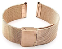 Steel bracelet Ricardo Barletta, rose gold, Milanese