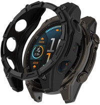 Protective cover (for Garmin Fenix 8 AMOLED, 43mm), silicone, black