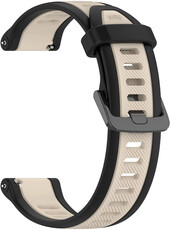 Silicone strap Ricardo 20mm (for Garmin Venu, Venu Sq, Venu Sq 2, Venu 2 plus etc.), beige V2, Quick Release
