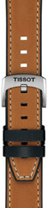Leather strap Tissot T852.051.018 21mm, Brown