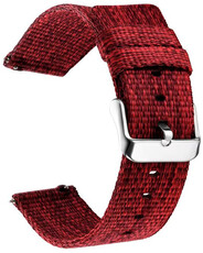 Nylon strap Ricardo 20mm (pro Garmin Venu, Venu Sq, Venu Sq 2, Venu 2 plus aj.), Red V2, Quick Release
