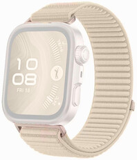 Nylon strap Ricardo (for Huawei Watch Fit 3, 4, 4 Pro), beige