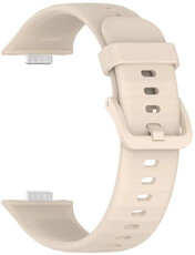 Silicone strap Ricardo (for Huawei Watch Fit 3, 4, 4 Pro), beige