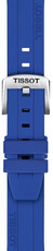 Silicone strap T852.051.023 18mm, Blue, Quick Release