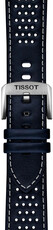 Leather strap Tissot T852.051.015 22mm, Blue, Quick Release