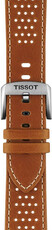 Leather strap Tissot T852.051.017 22mm, Brown, Quick Release