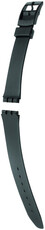 Silicone strap Hirsch Tim Lady 63149550-5, black